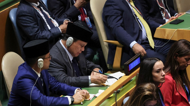 Prabowo menghadiri sidang PBB. [Instagram Presiden RI]